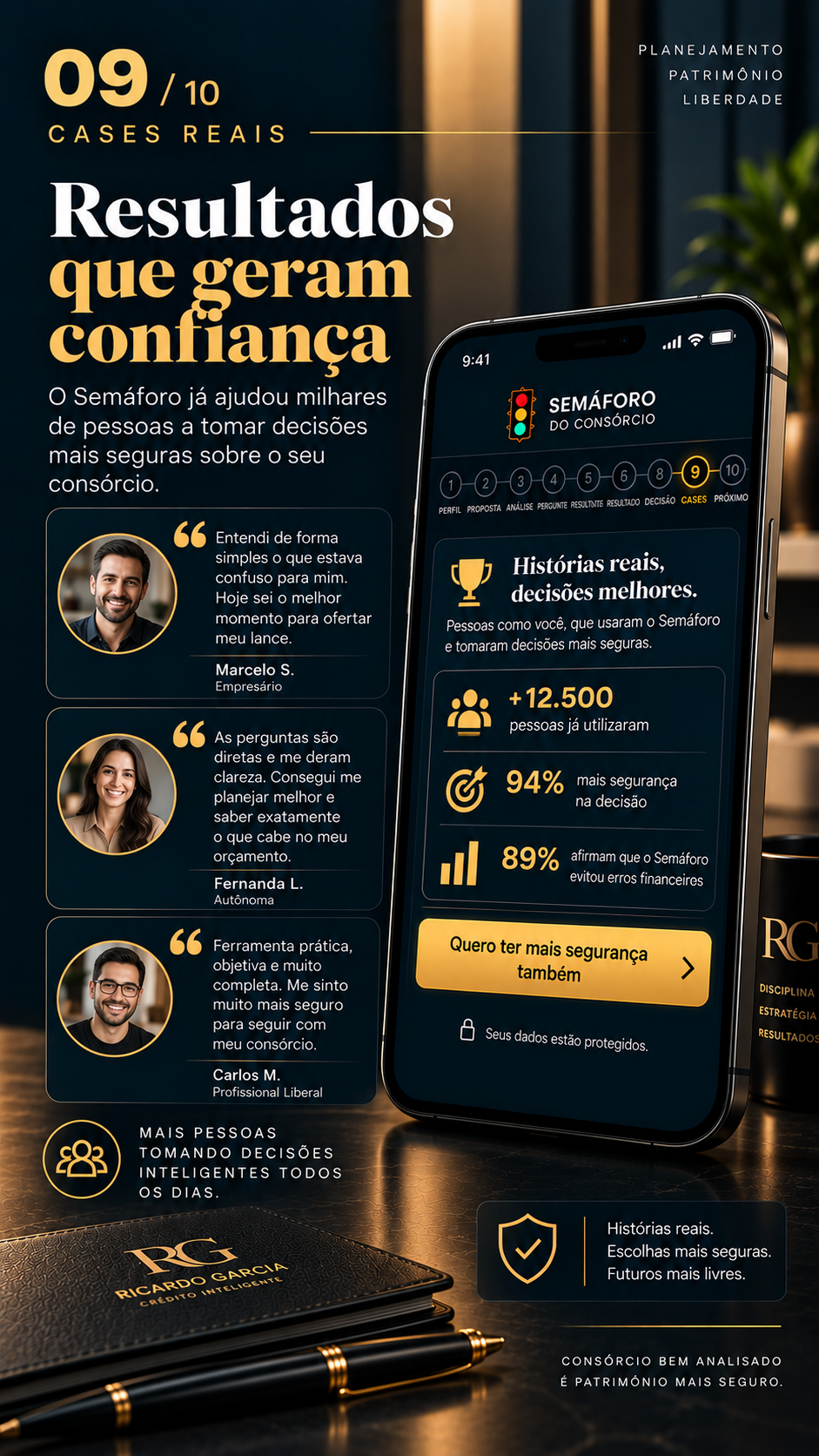 Etapa 09: resultados e casos apresentados